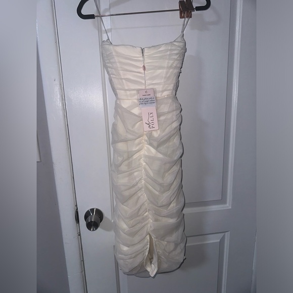 OH POLLY white dress US size 4 only worn once - Picture 3 of 4